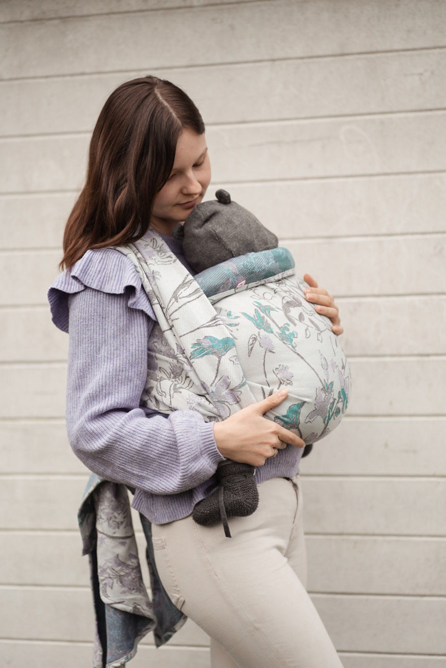 Baby Wrap Lilac Flowers Maggie