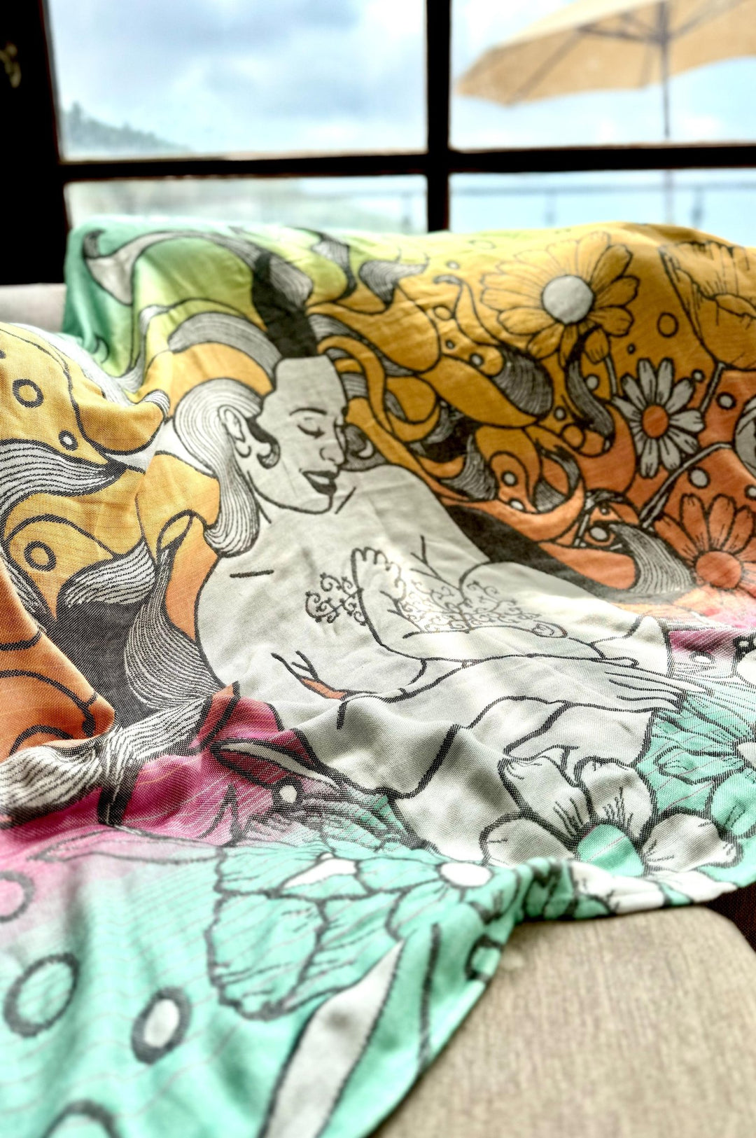 Manta para bebê Rainbow Medusa - KOKADI