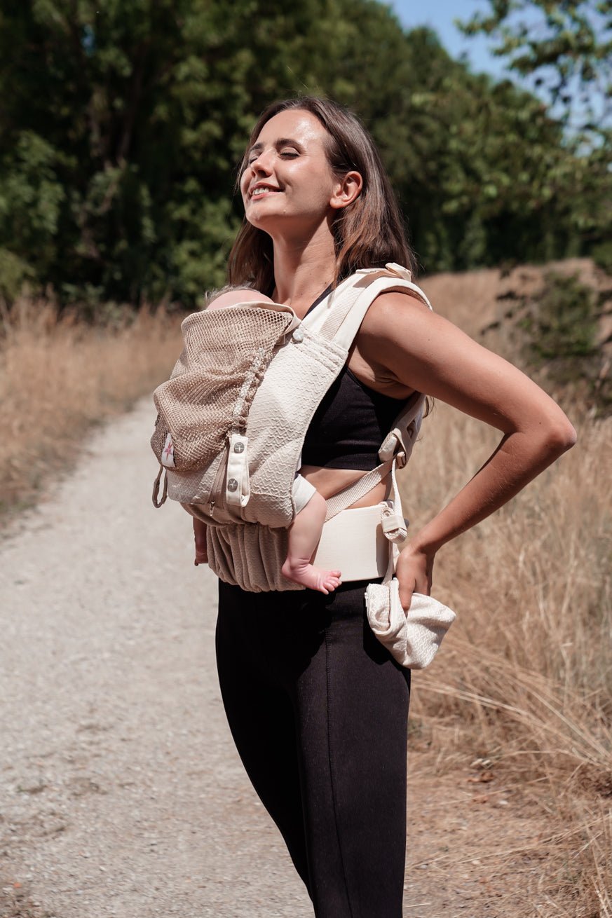 Babytrage Flip Performance Air Heart2Heart Cream - KOKADI