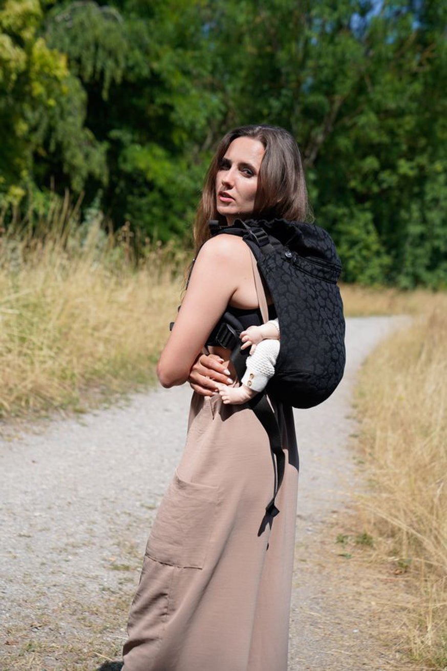 Baby Carrier Onbu Safari Black Beauty - KOKADI