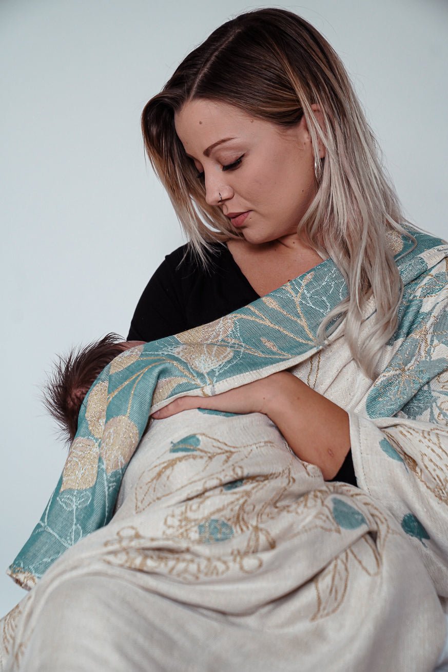 Klædtæppe Golden Eucalyptus - KOKADI