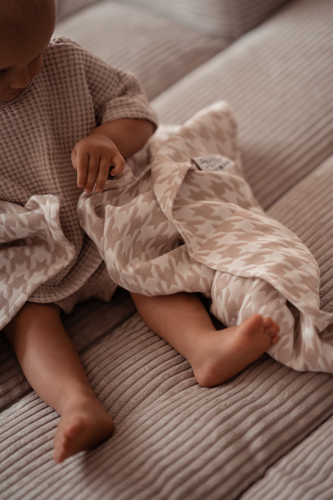 Nuttet tæppe Houndstooth Campiano - KOKADI