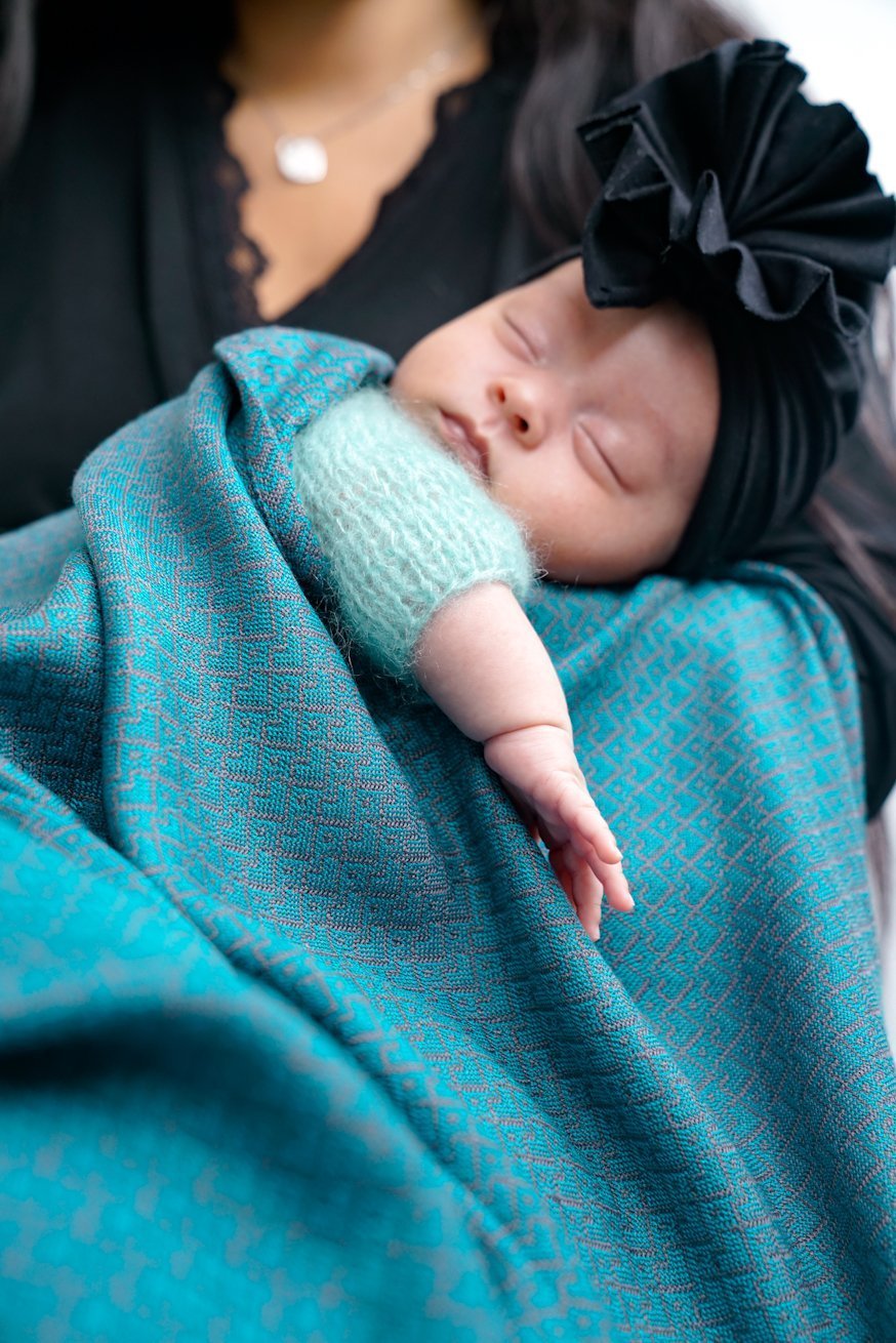 Couverture bébé Heart2Heart lagon - KOKADI