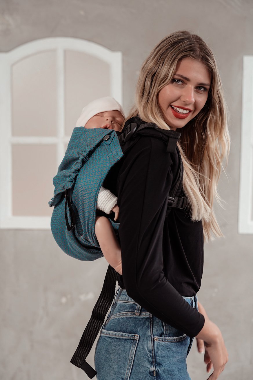 Babytrage Onbu Heart2Heart Lagoon - KOKADI