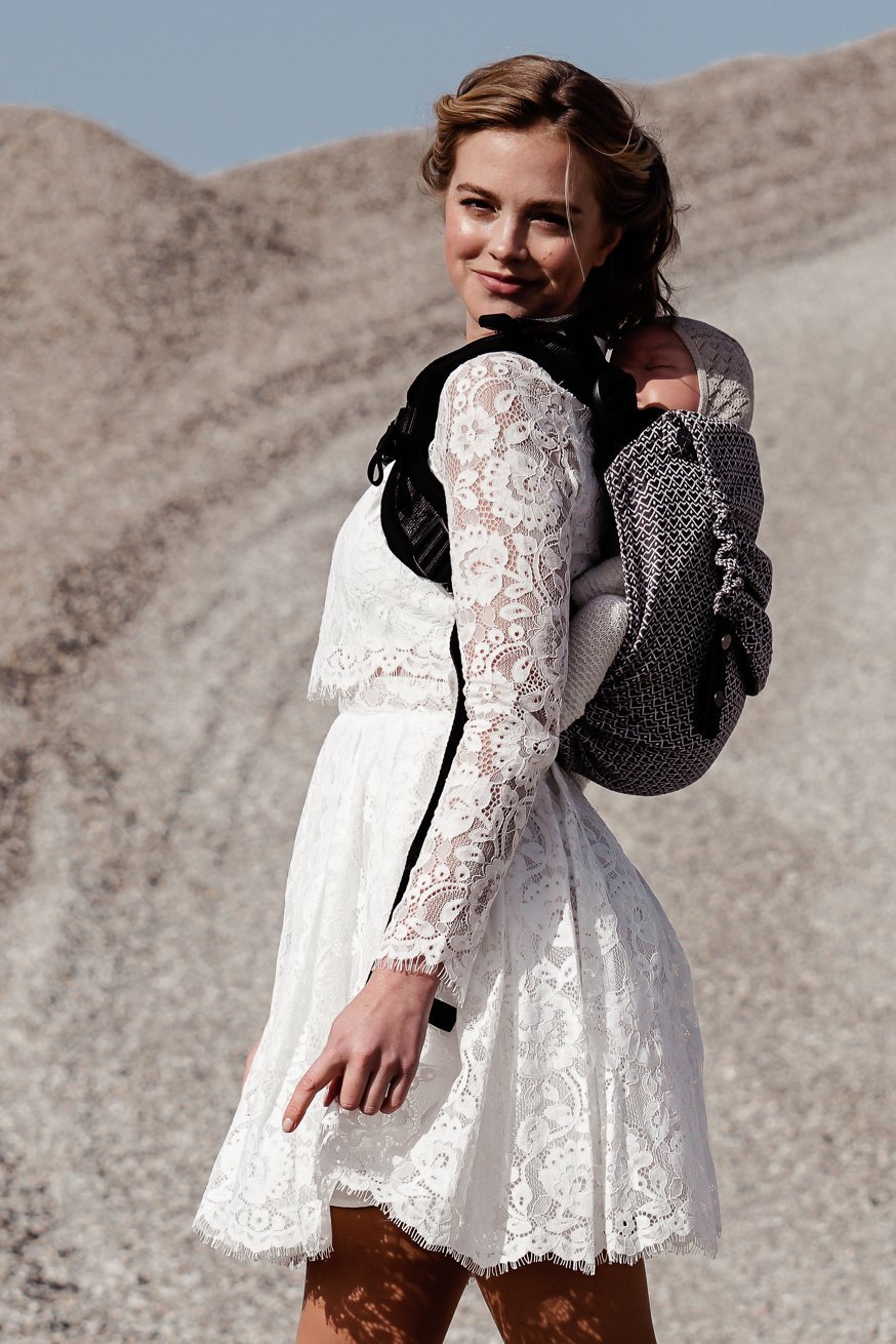 Babytrage Onbu Heart2Heart Stone - KOKADI