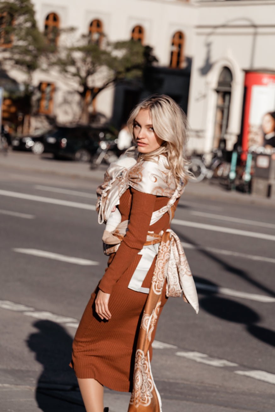 Babytrage WrapStar Mandala Latte Macchiato - KOKADI