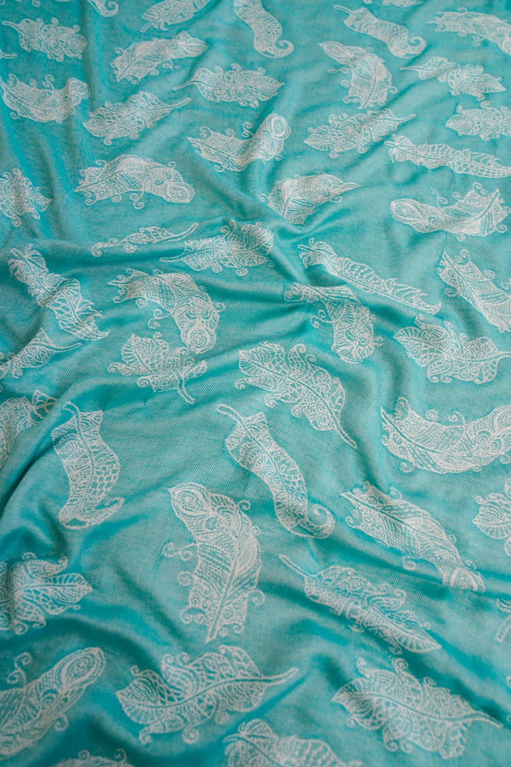 Knusende håndklæde mandala fjer Alexandra - KOKADI