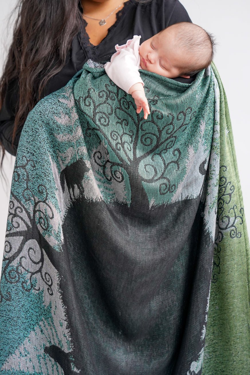 Knusetæppe Forest of Wolves Finn - KOKADI