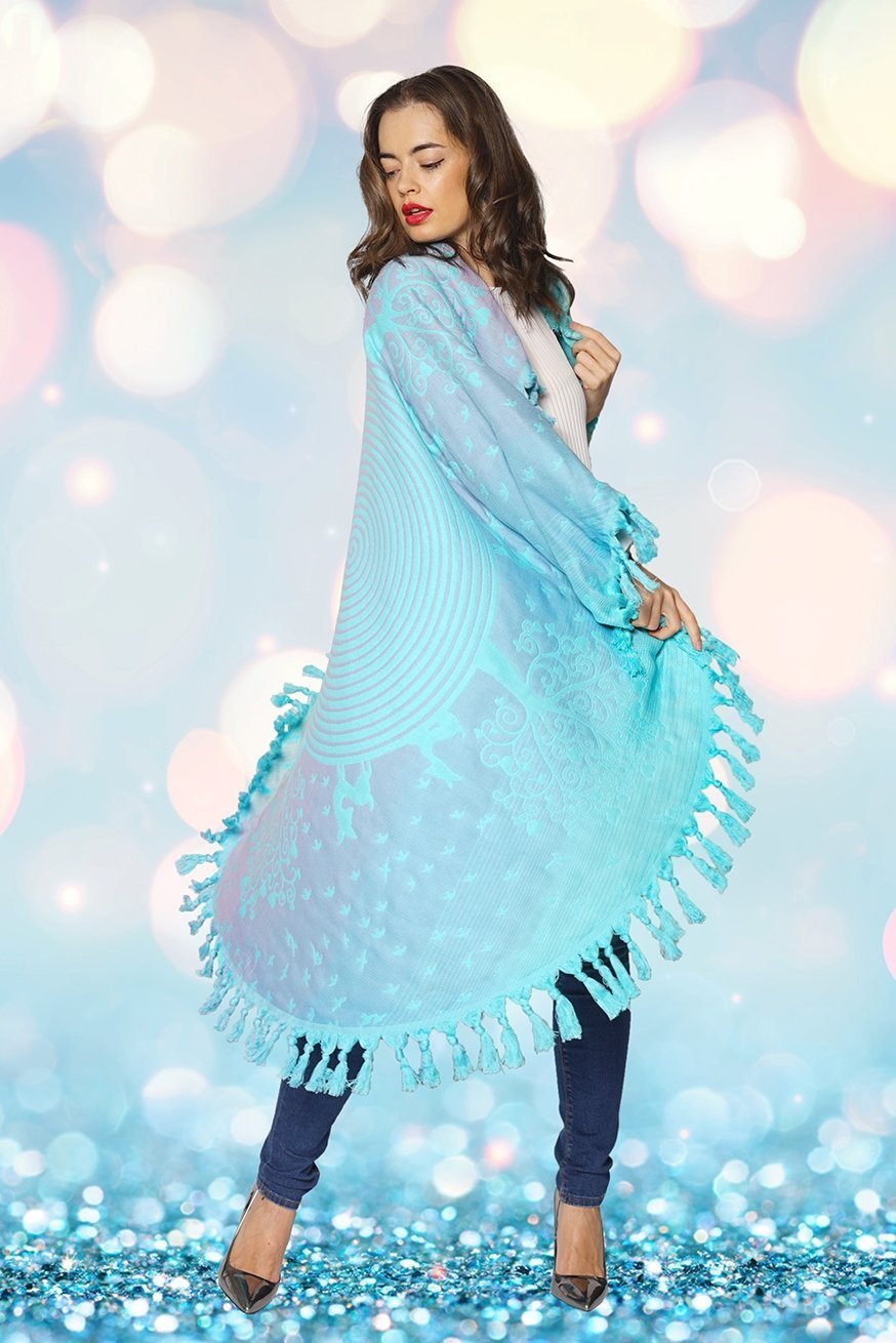 Couverture Mandala Marie Bleu - KOKADI